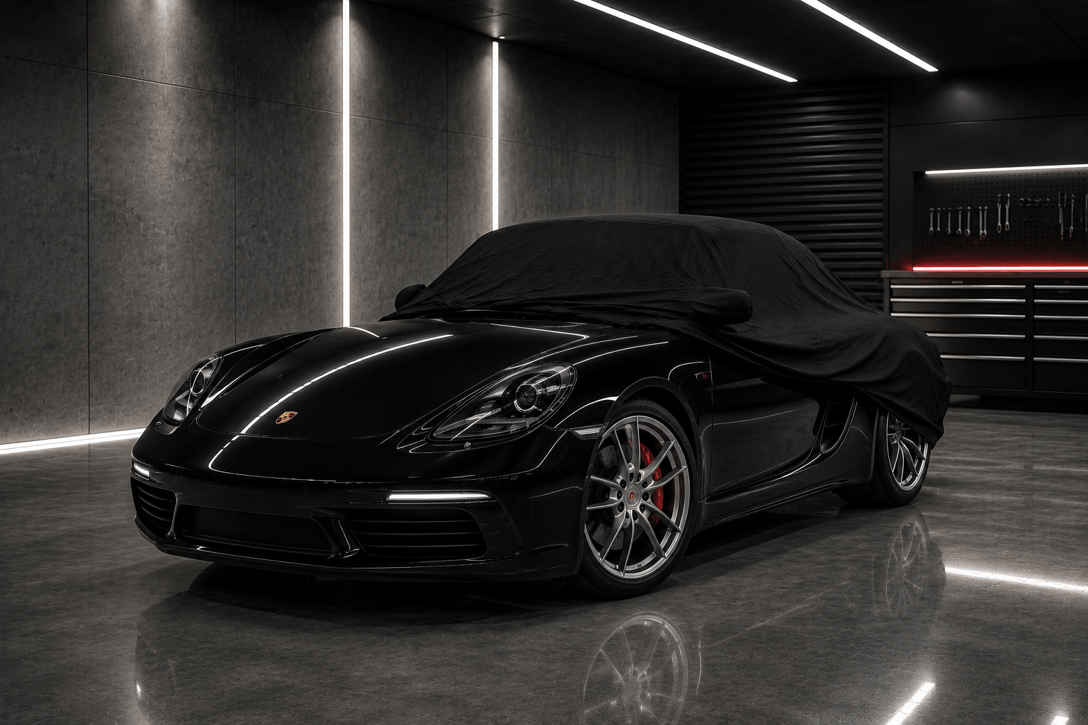 Porsche 718 Boxster Autoabdeckung Indoor