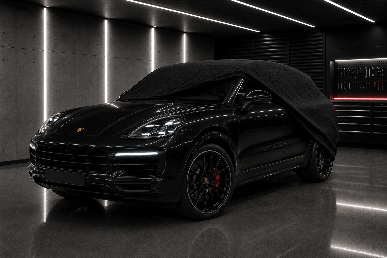 Porsche Cayenne Autoabdeckung Indoor