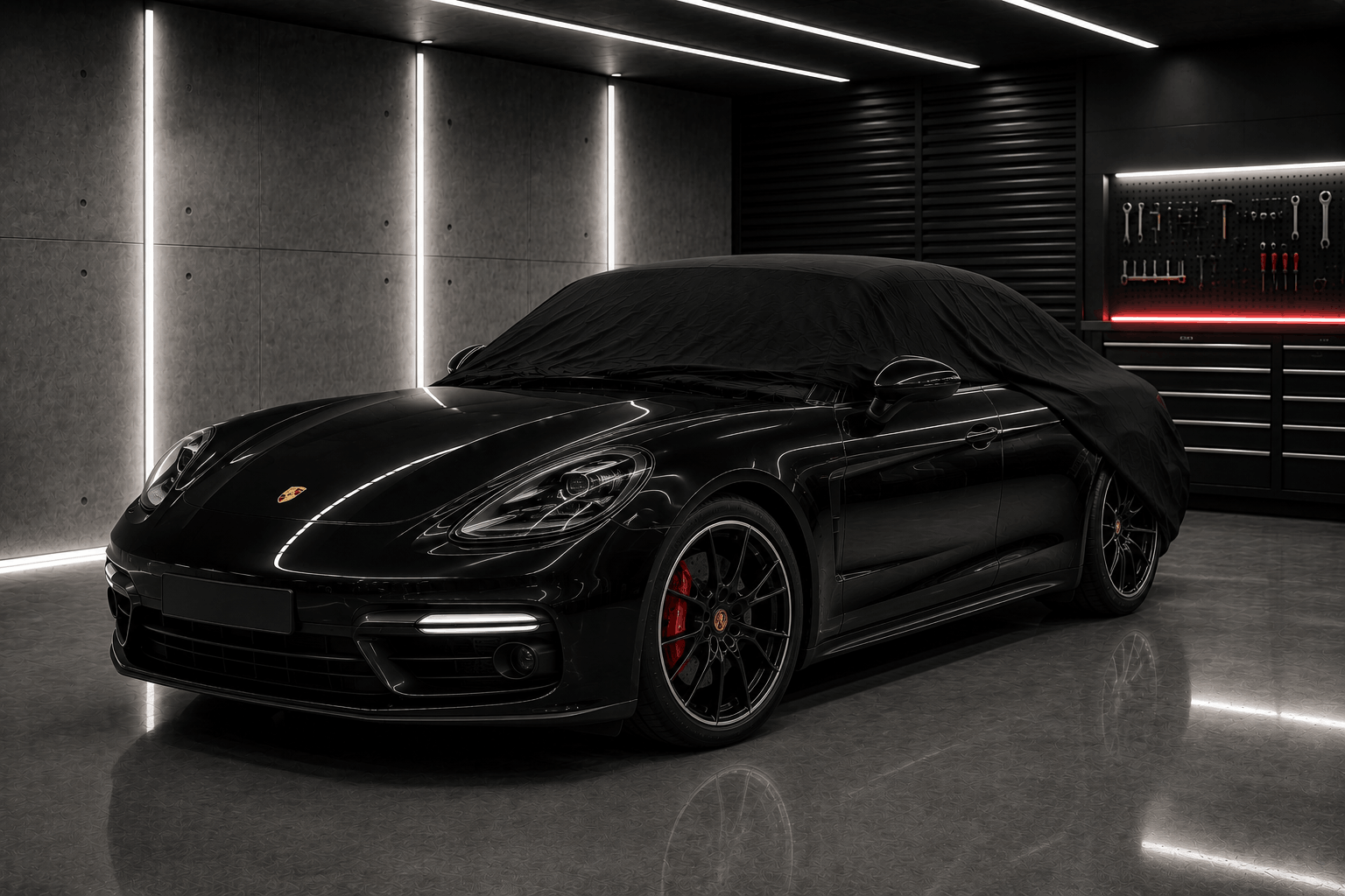 Porsche Panamera Autoabdeckung Indoor