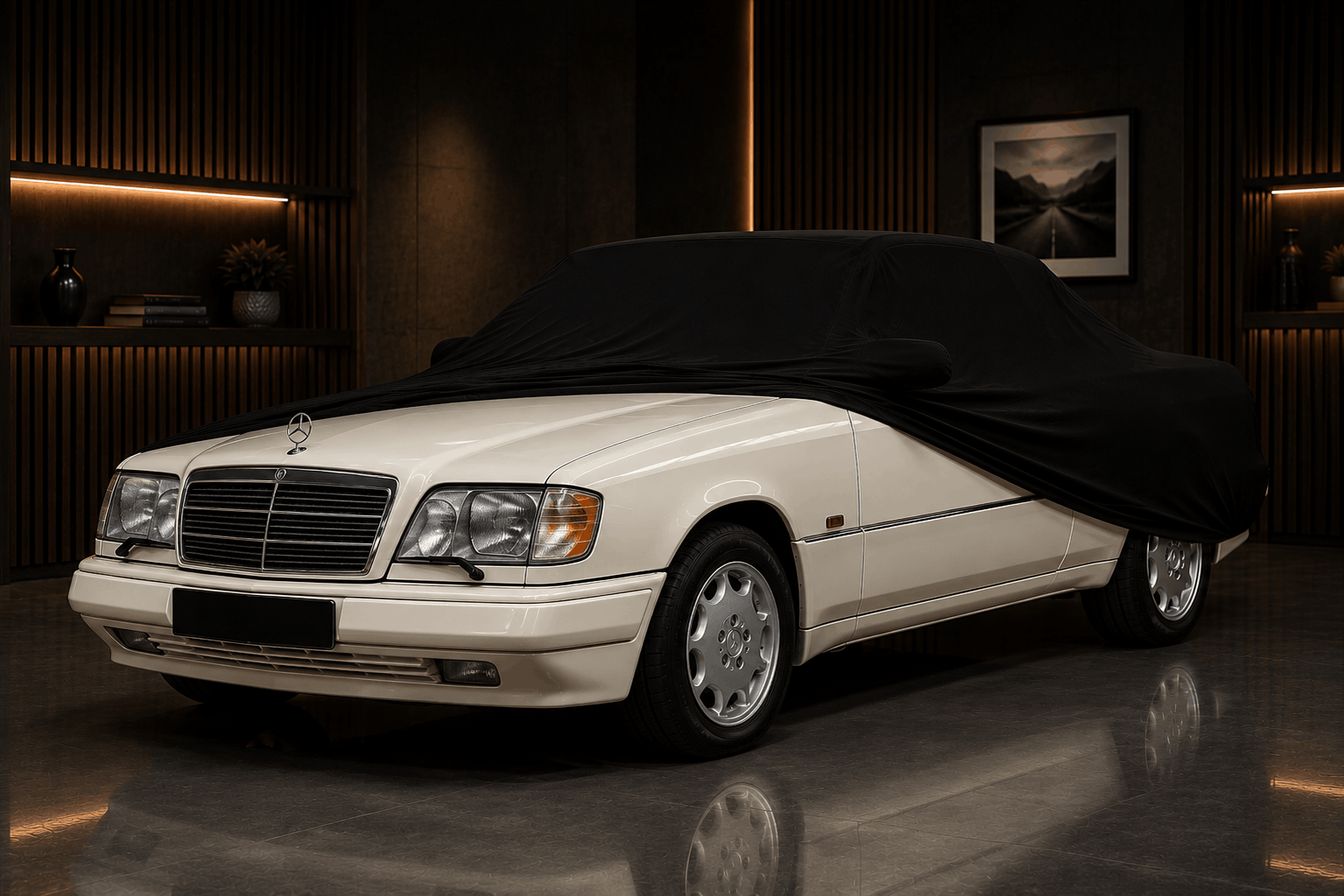 Mercedes W124 Cabrio Autoabdeckung Indoor