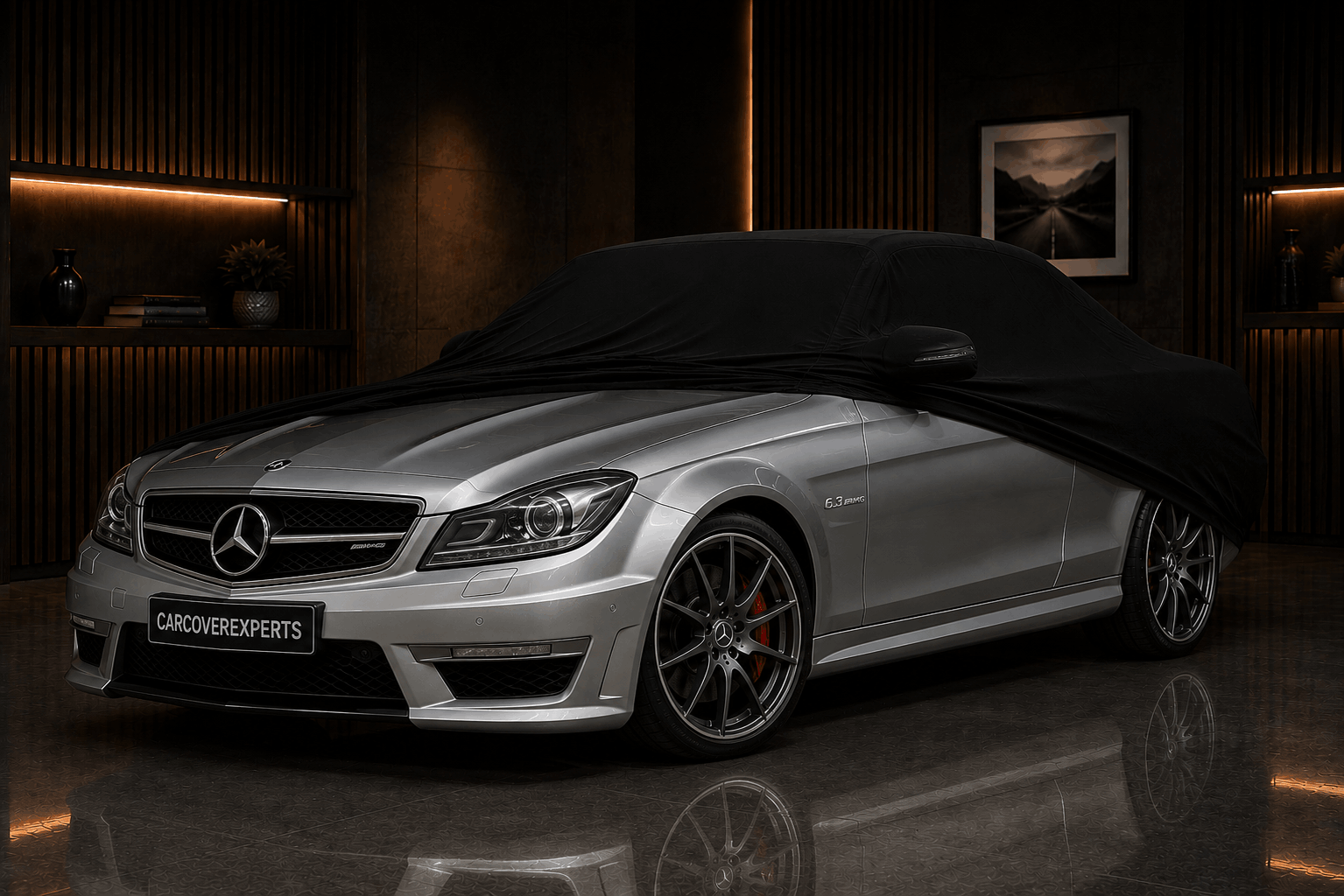 Mercedes C63 AMG Autoabdeckung Indoor
