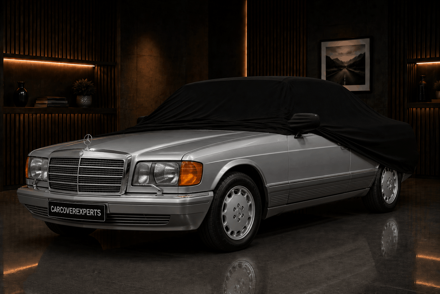 Mercedes W126 S-Klasse Autoabdeckung Indoor