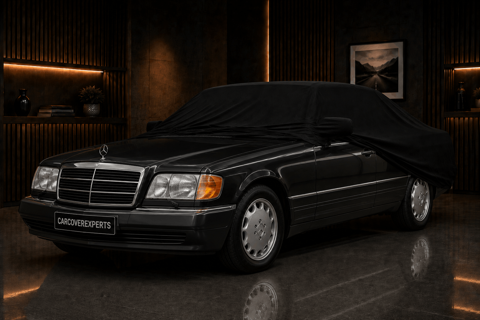 Mercedes W140 S-Klasse Autoabdeckung Indoor