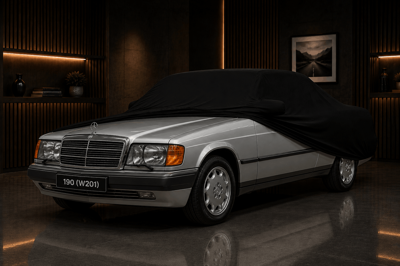 Mercedes W201 190E Autoabdeckung Indoor